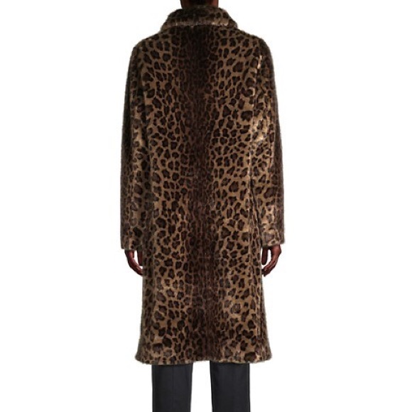 Donna Karan New York Designer leopard fur coat - Picture 3 of 6
